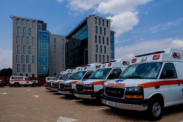 Luxury vehicles representing motor vehicle services